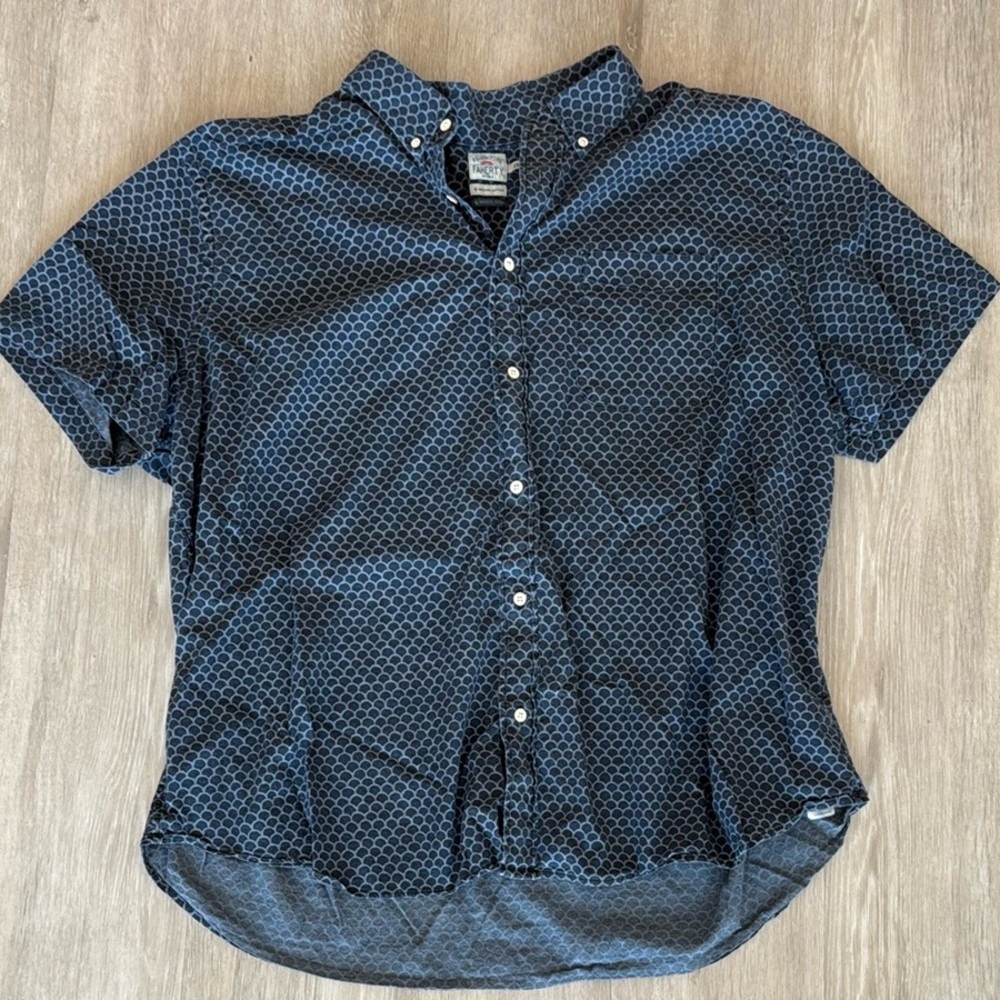 Faherty Blue Buttondown Shirt